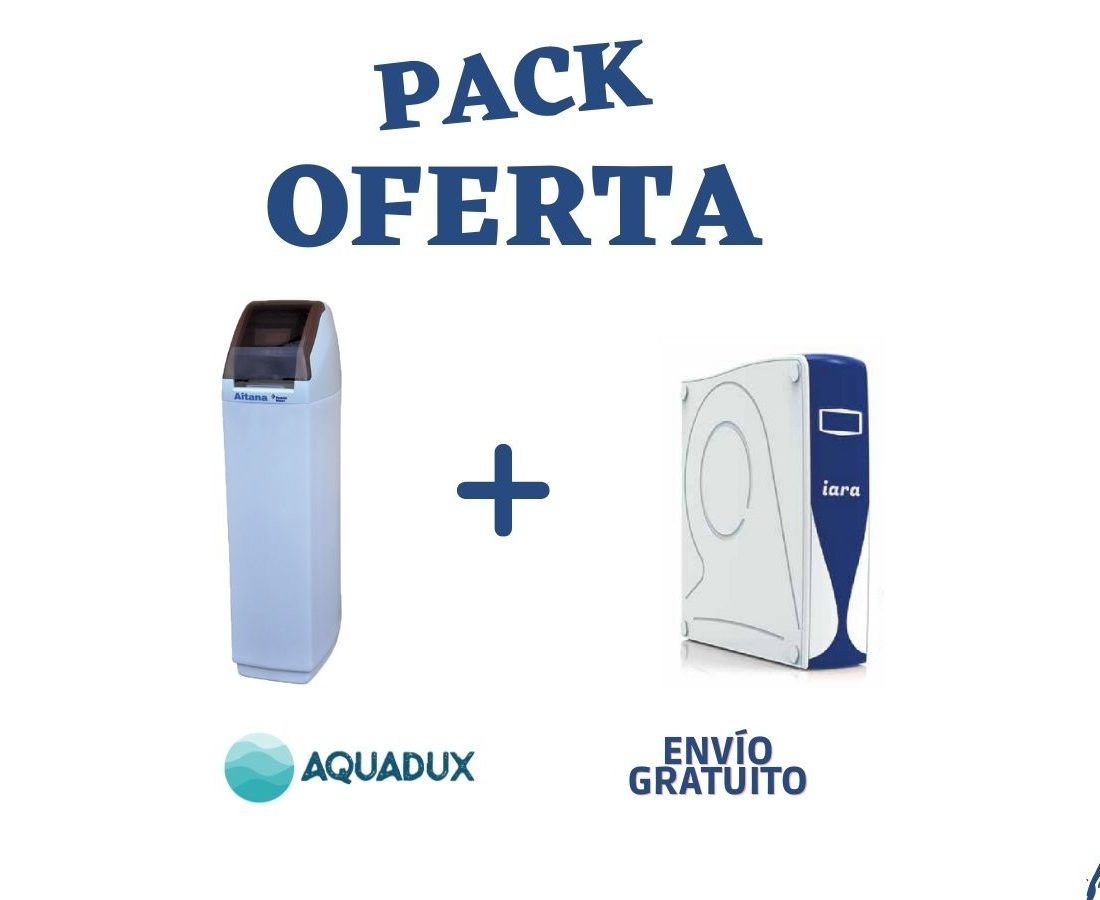 Pack Descalcificador Aitana + Osmosis Iara Flujo Directo