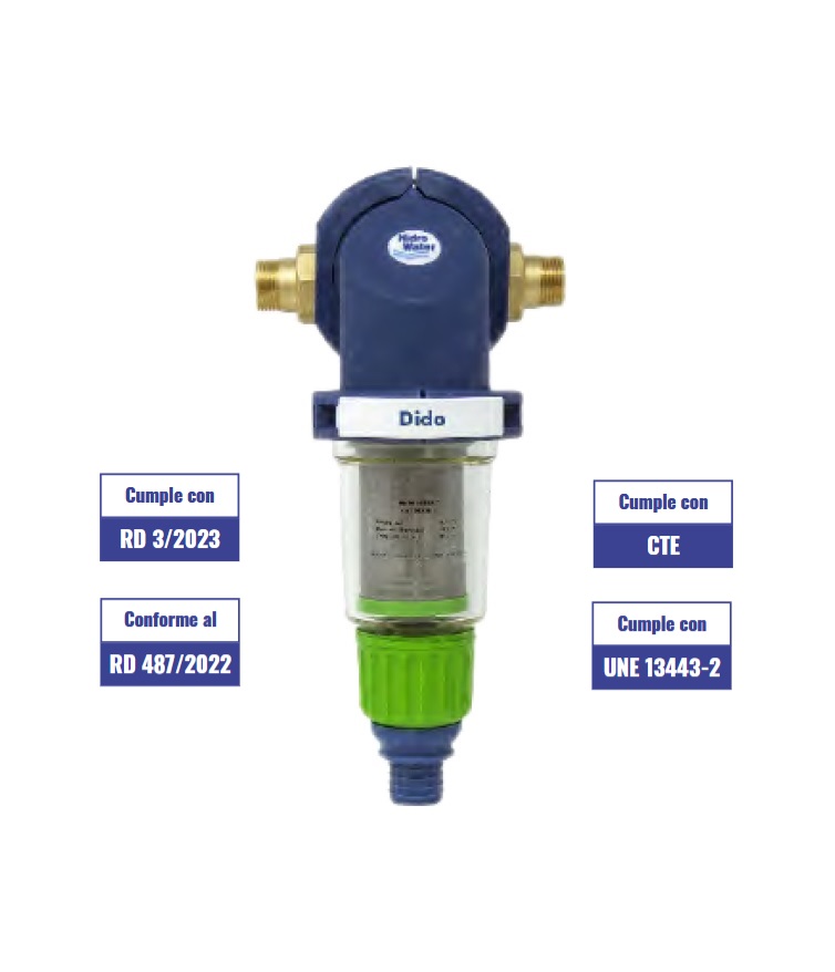 Filtro agua autolimpiante DIDO Plata – Hidro-Water - Imagen 3