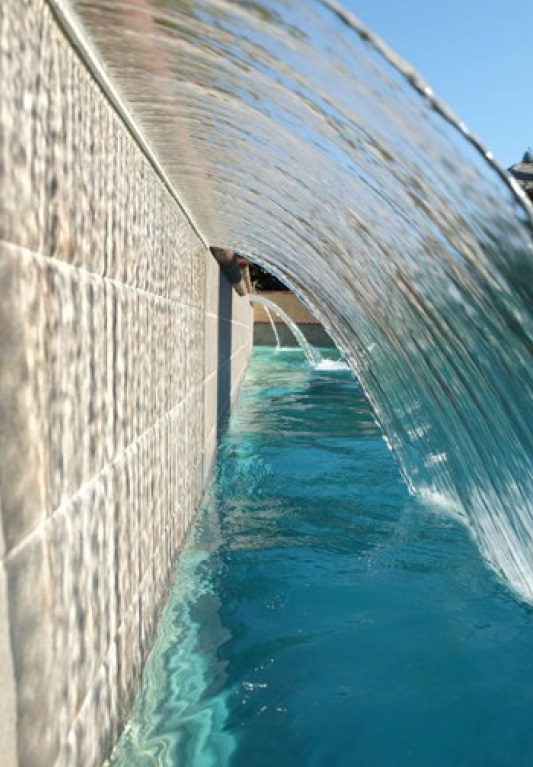 Cascada Agua Piscina - Hidro-Water - Imagen 4